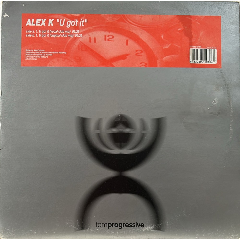 Alex K ‎– You Got It