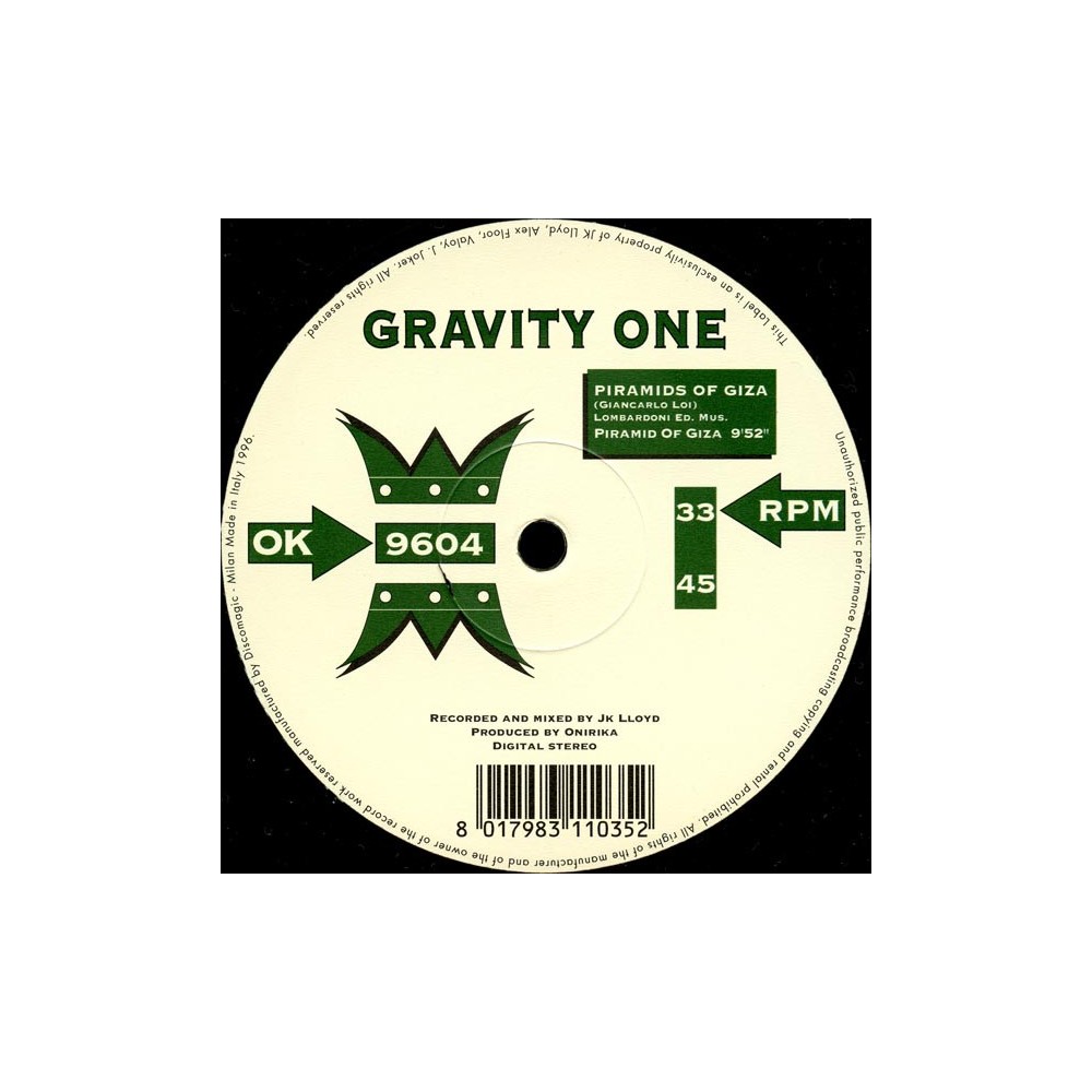 Gravity One - Piramids Of Giza(2 MANO,REMEMBER PROGRESSIVE 90'S¡)