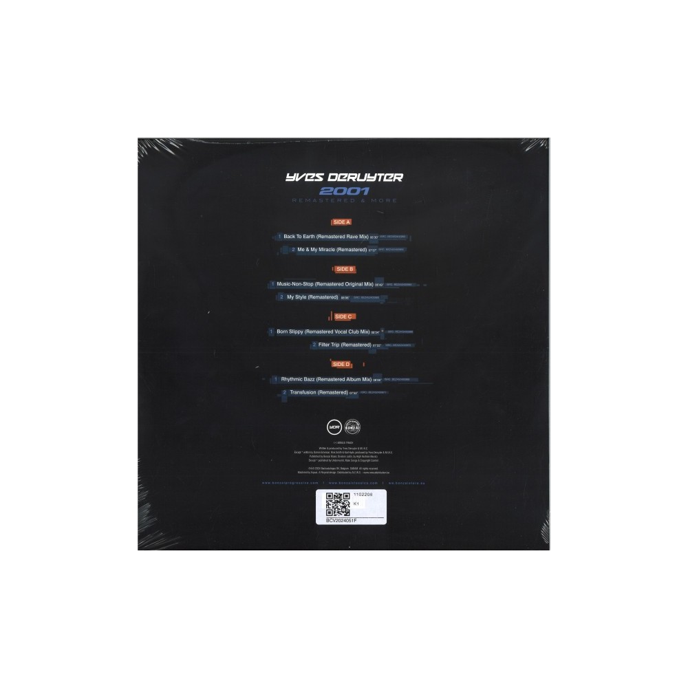 copy of Yves Deruyter ‎– 2001 (Remastered & More) (VINILO NEGRO AHUMANDO/BLANCO)