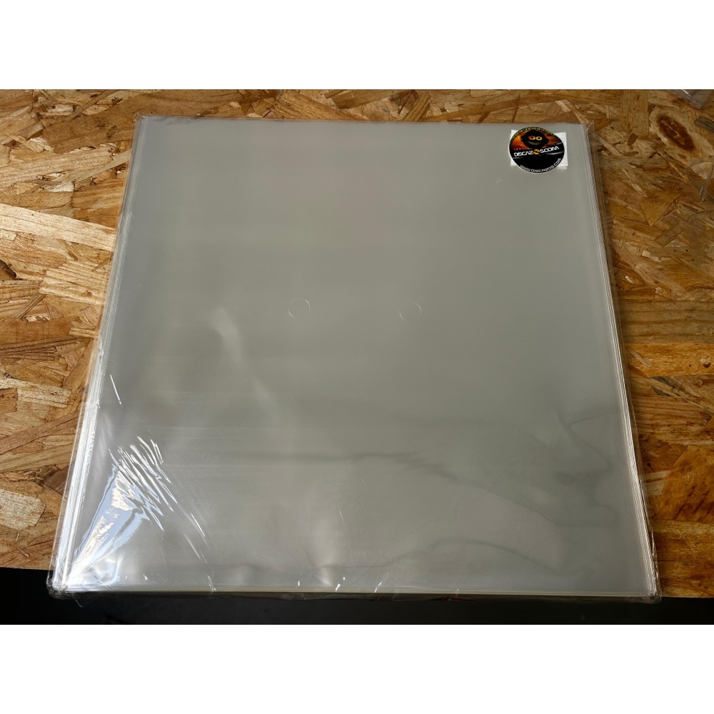 100 FUNDAS DE PLASTICO PARA PROTEGER EL VINILO GRAN CALIDAD