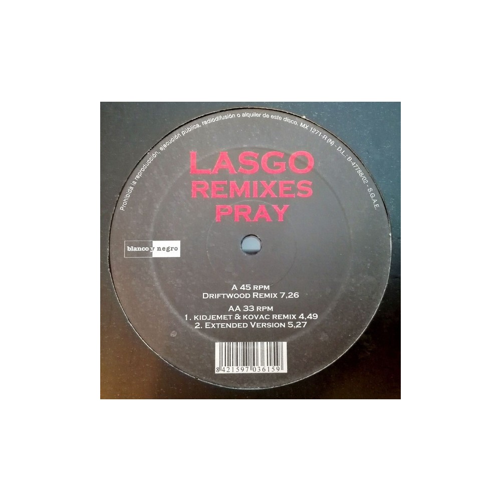 Lasgo – Pray (Remixes)