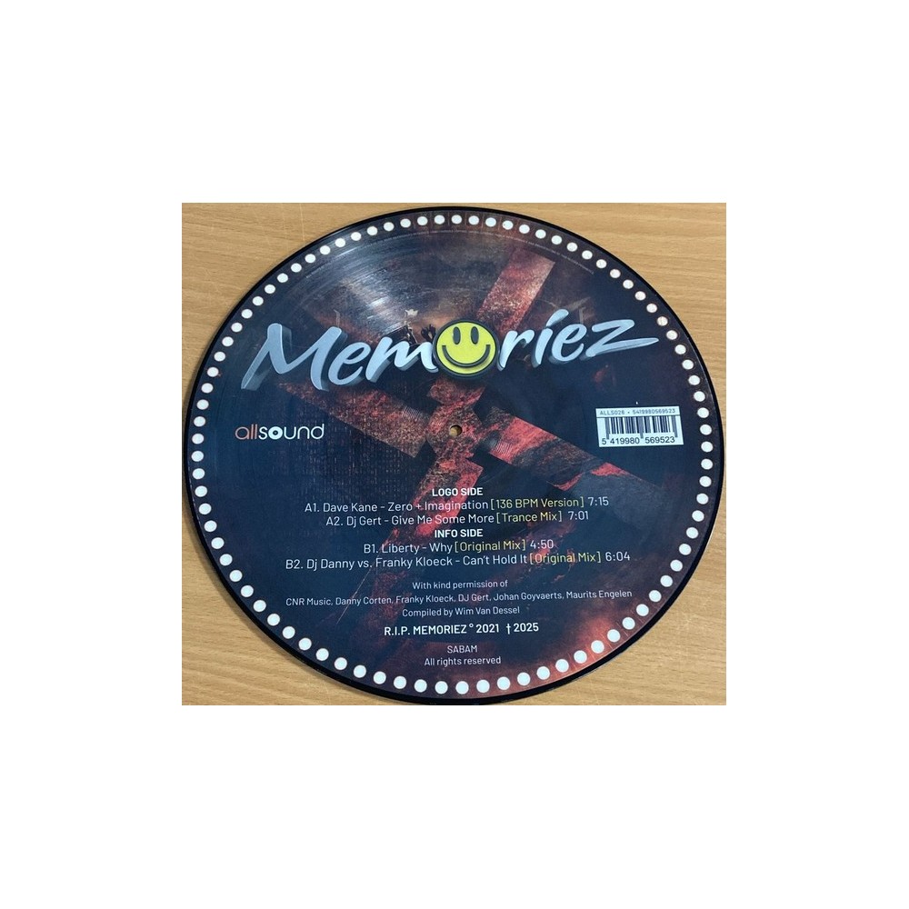 Various – Memoriez - The Picture Disc