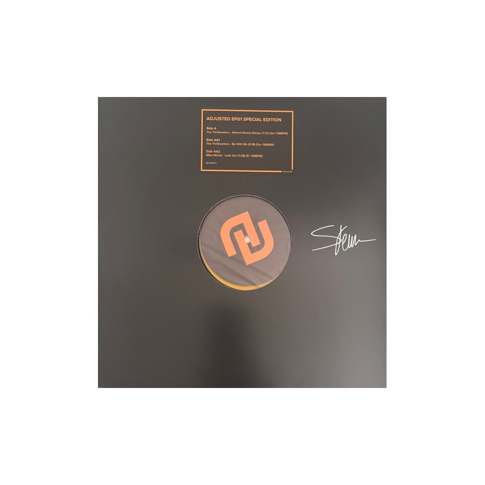 The Thrillseekers, Mike Nichol ‎– Adjusted EP01 - Special Edition