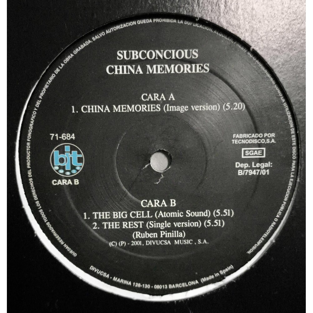 Subconcious – China Memories (JUMPER¡)