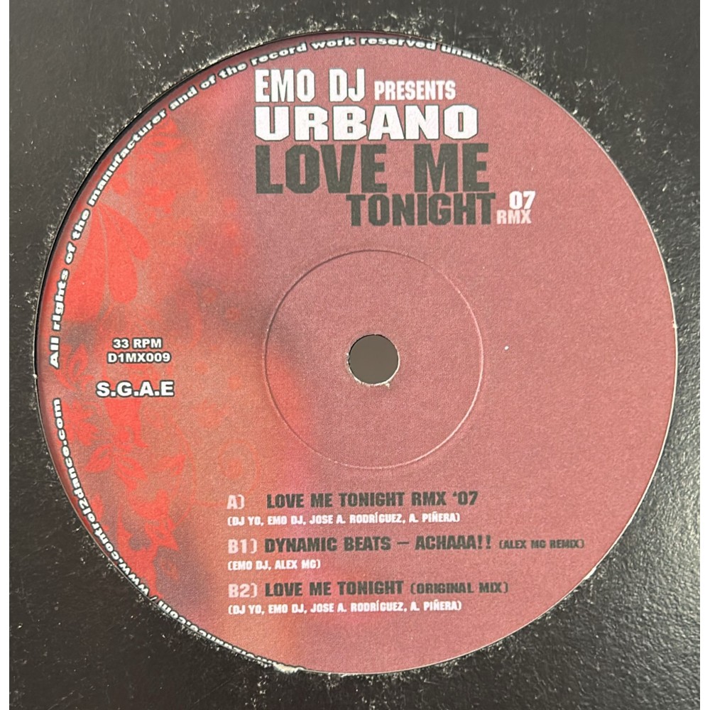 Urbano – Love Me Tonight 07