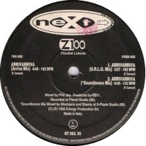Z100 ‎– Arrivarriva (NEXT RECORDS)