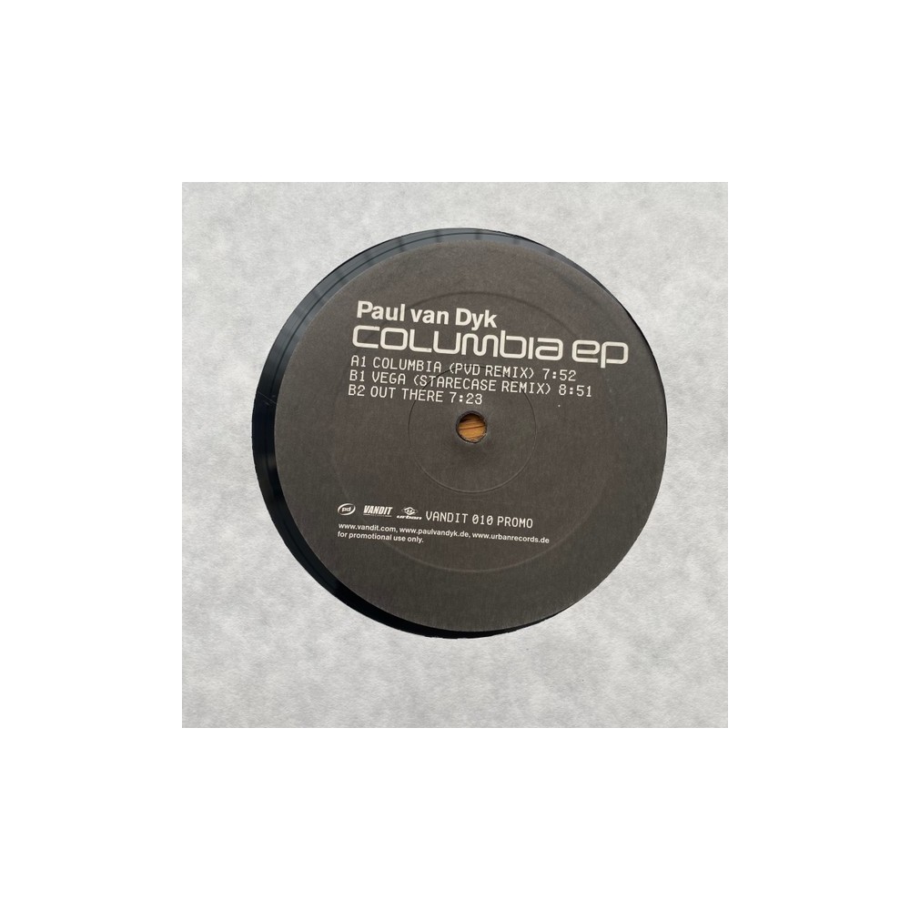 Paul van Dyk ‎– Columbia EP