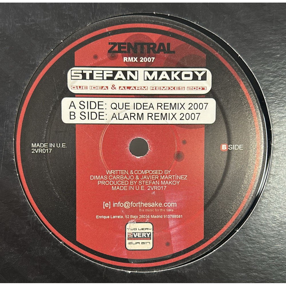 Zentral - Que Idea / Alarm (Remixes 2007)
