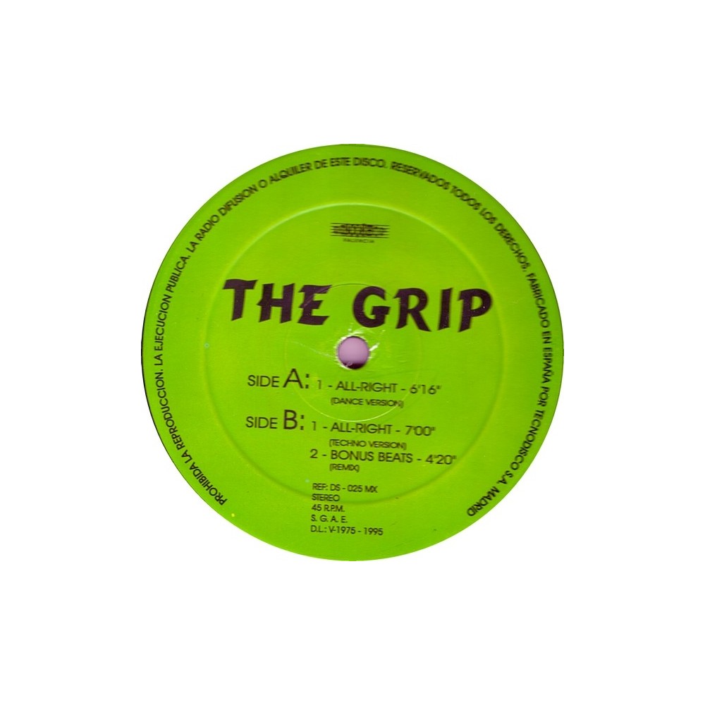 (RESERVADO)The Grip- All-Right(PELOTAZO REMEMBER¡¡)