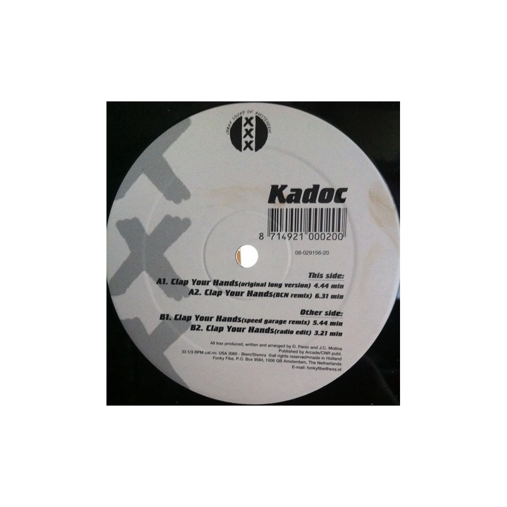 Kadoc – Clap Your Hands (URBAN SOUND OF AMSTERDAM)