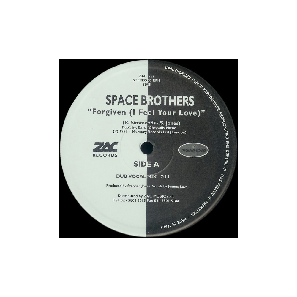 The Space Brothers – Forgiven ZAC RECORDS)