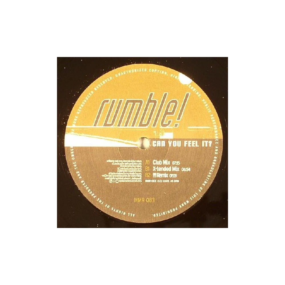 Rumble! - Can You Feel It?(CABROTE SELLO MENTAL MADNESS,KACHU STYLE¡¡)