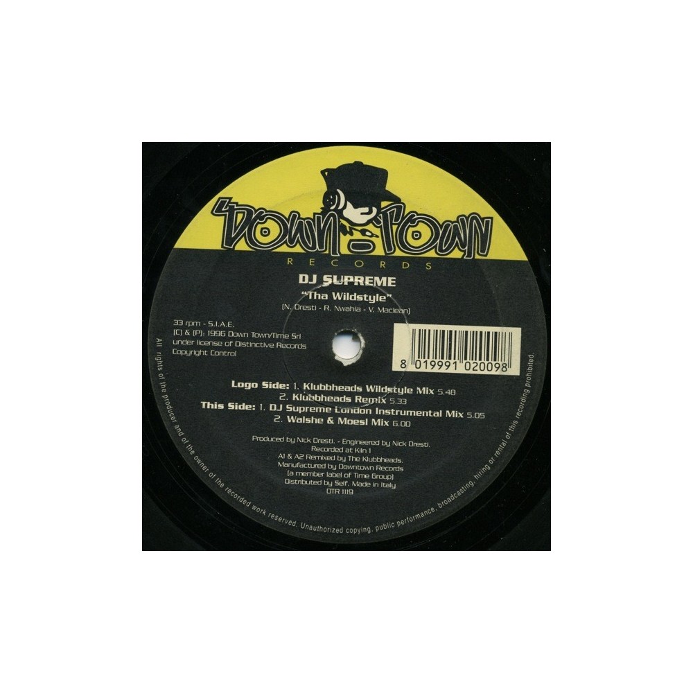 DJ Supreme - Tha Wildstyle(2 MANO,ROLLAZO DE BASE¡¡)
