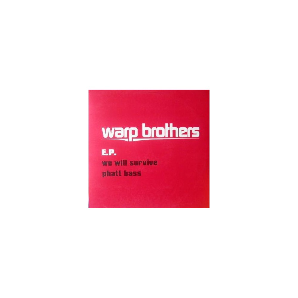 Warp Brothers vs. Aquagen - We Will Survive / Phatt Bass(2 MANO,TEMAZO¡¡)