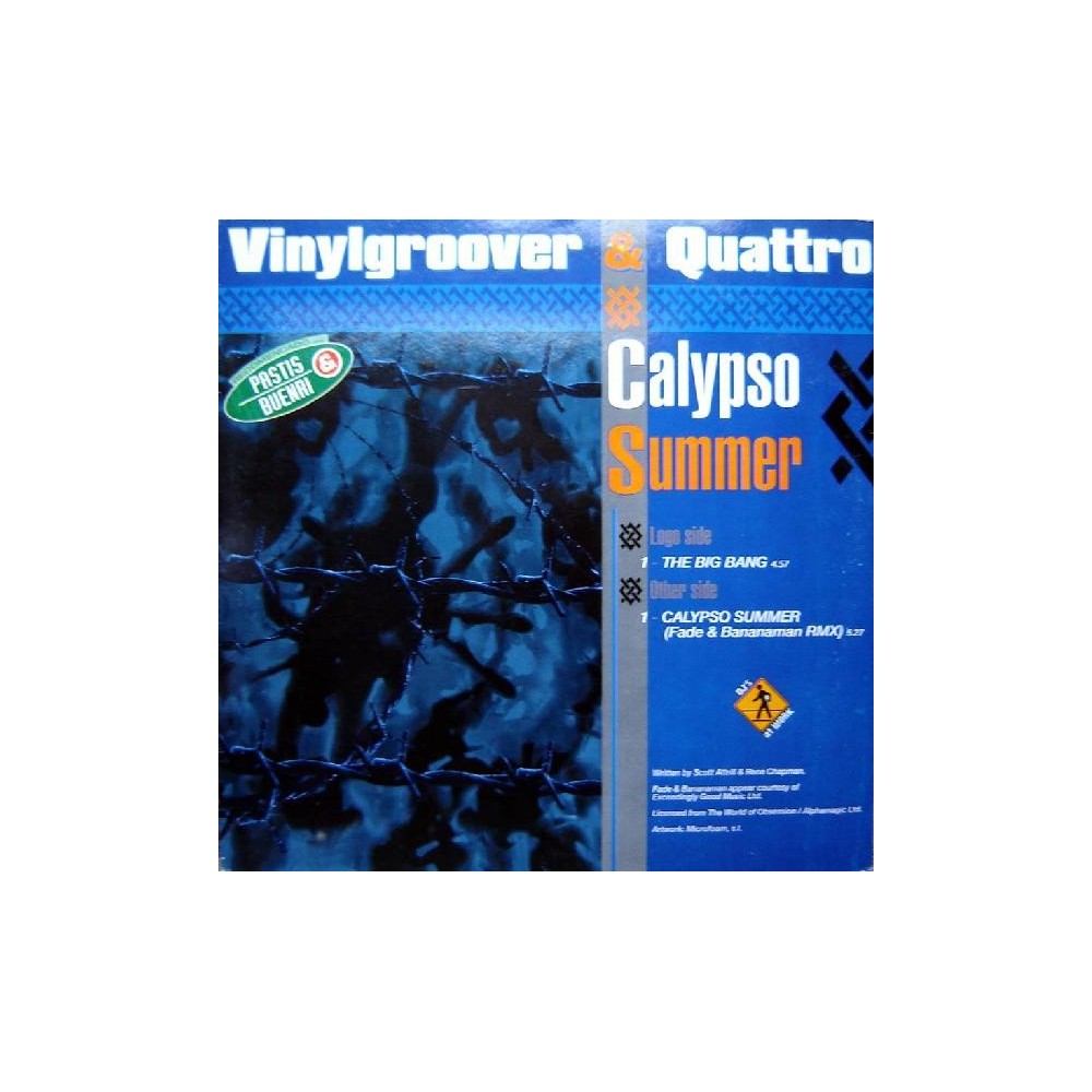 Vinylgroover & Quattro - Calypso Summer(TEMAZO MAKINERO DEL 98¡¡)