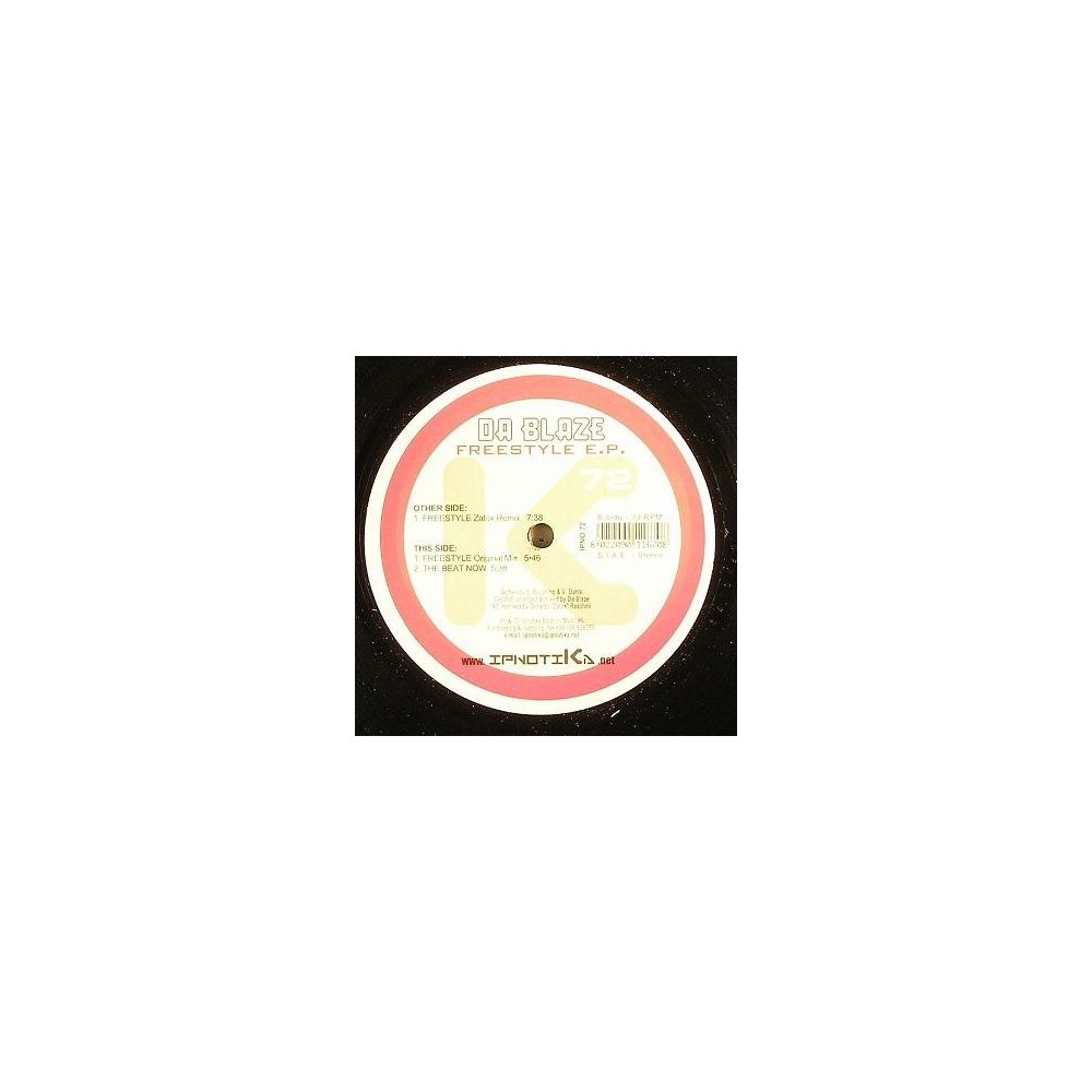 Da Blaze - Freestyle E.P.(2 MANO,TEMÓN JUPSTYLE CARA A,SONIDO MANSSION¡¡)