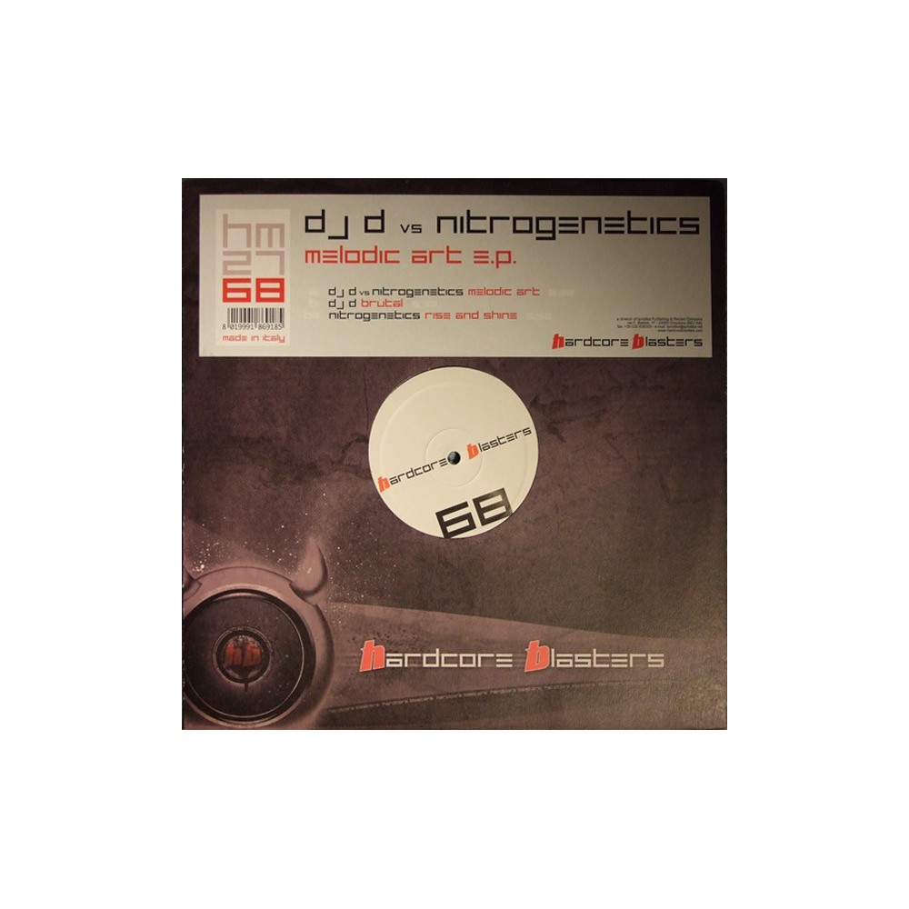 DJ D vs Nitrogenetics - Melodic Art E.P