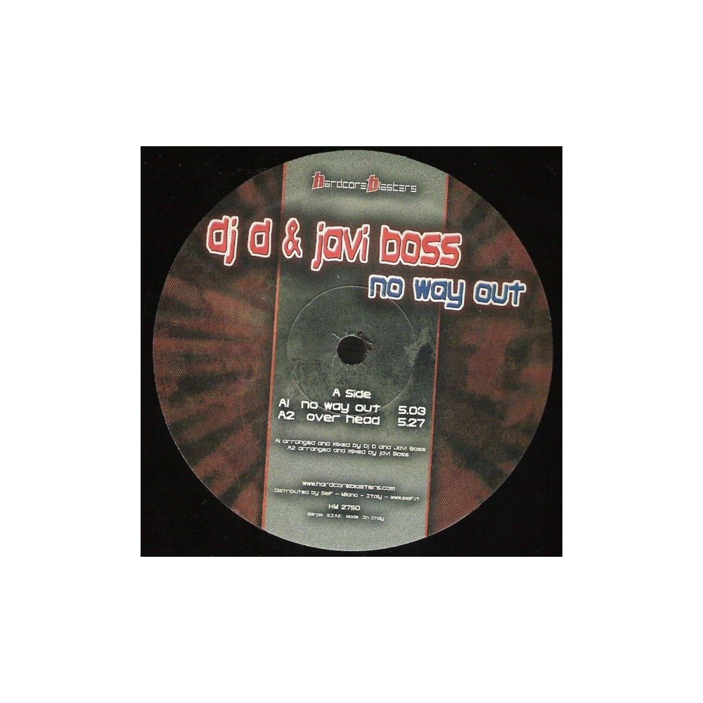 DJ D & Javi Boss - No Way Out(2 MANO,HARDCORE BLASTERS)