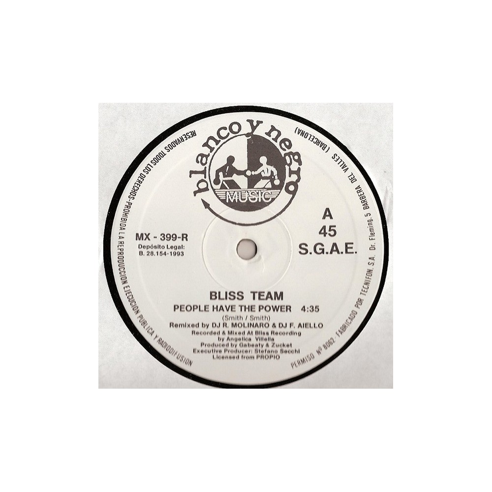Bliss Team – People Have The Power (2 MANO,REMEMBER 90'S¡¡)