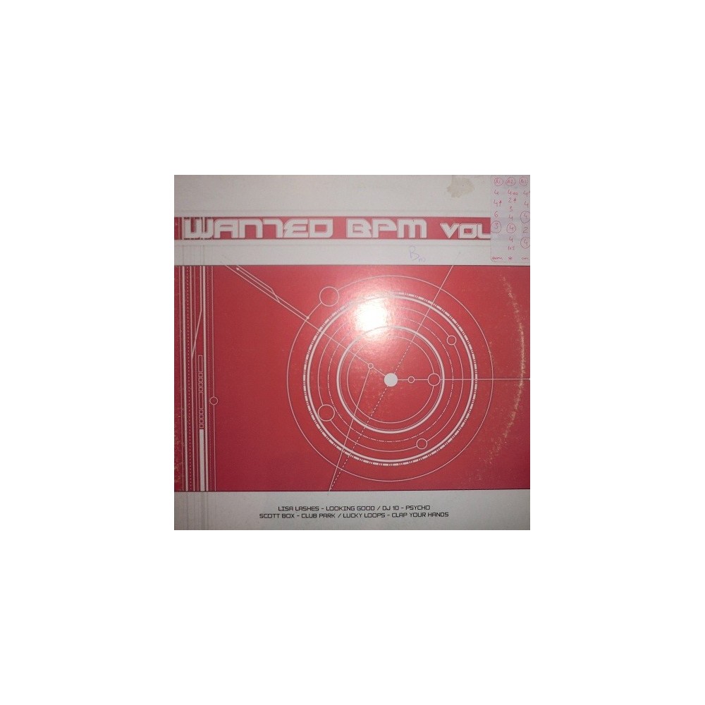 Wanted BPM 4(INCLUYE LISA LASHES,SCOTT BOXX,LUCKY LOOPS & DJ10¡¡)¡¡)