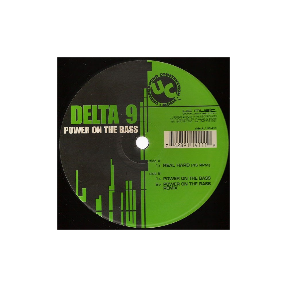 Delta 9 – Power On The Bass (2 MANO,COMO NUEVO¡¡)
