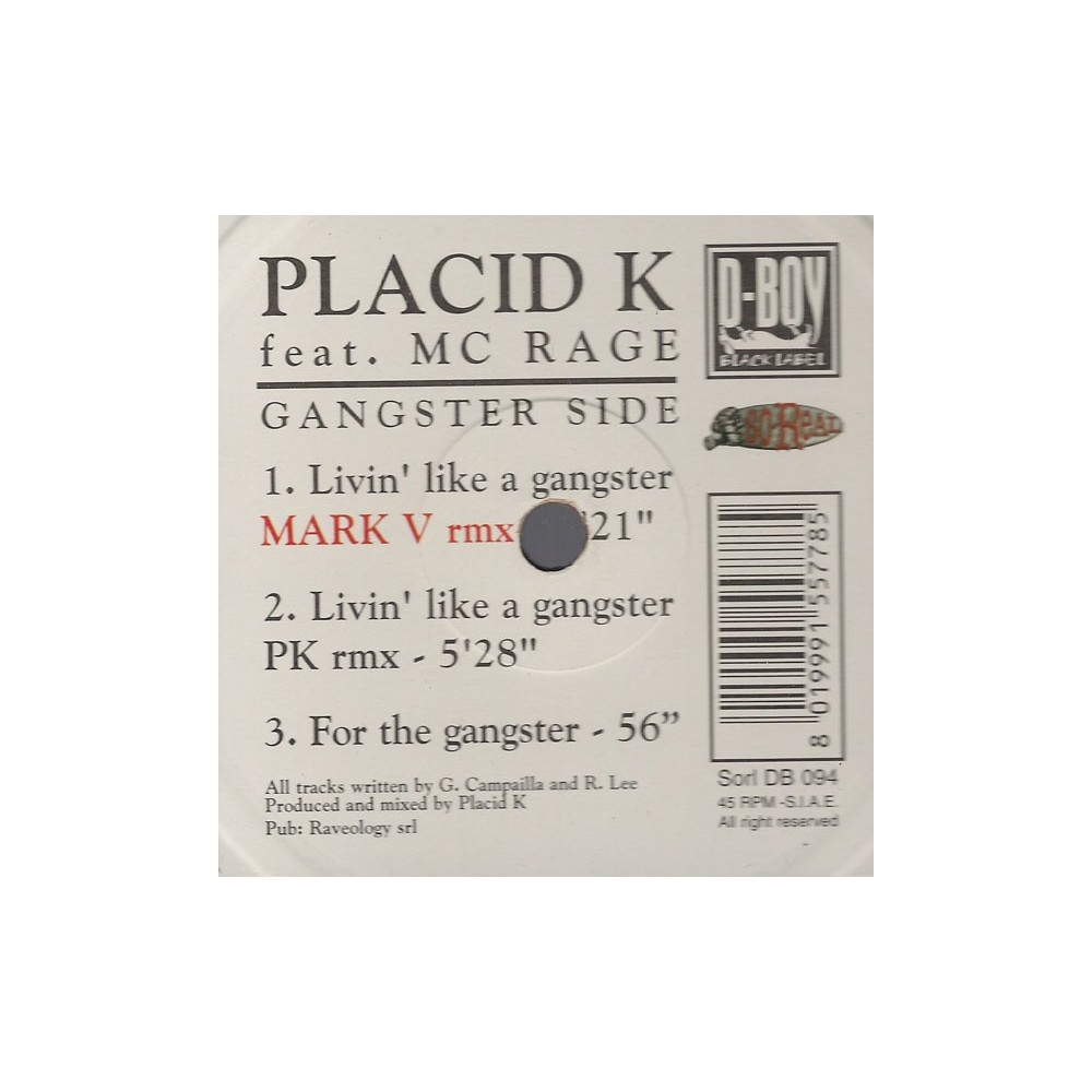 Placid K – Steal-N-Beats E.P.(2 MANO,COMO NUEVO¡¡)