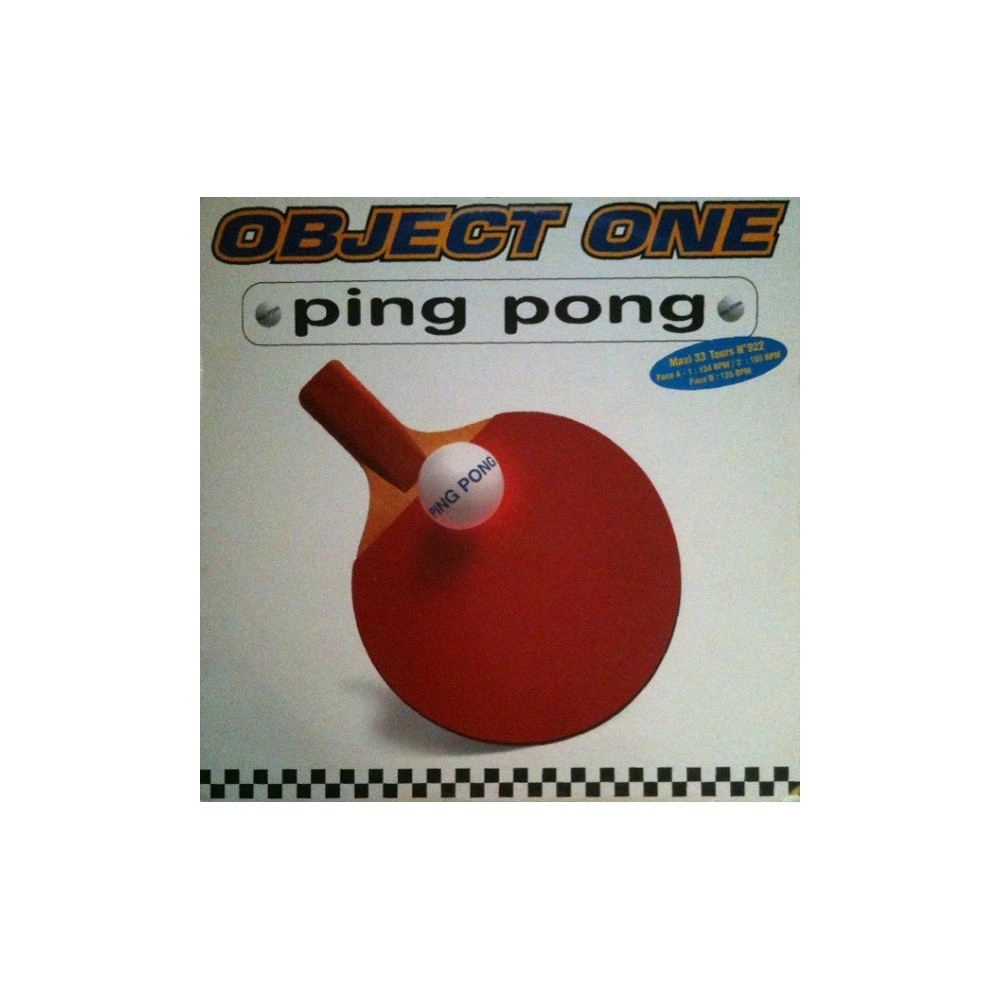 Object One – Ping Pong (COPIAS NUEVAS,EDICIÓN FRANCESA¡¡)