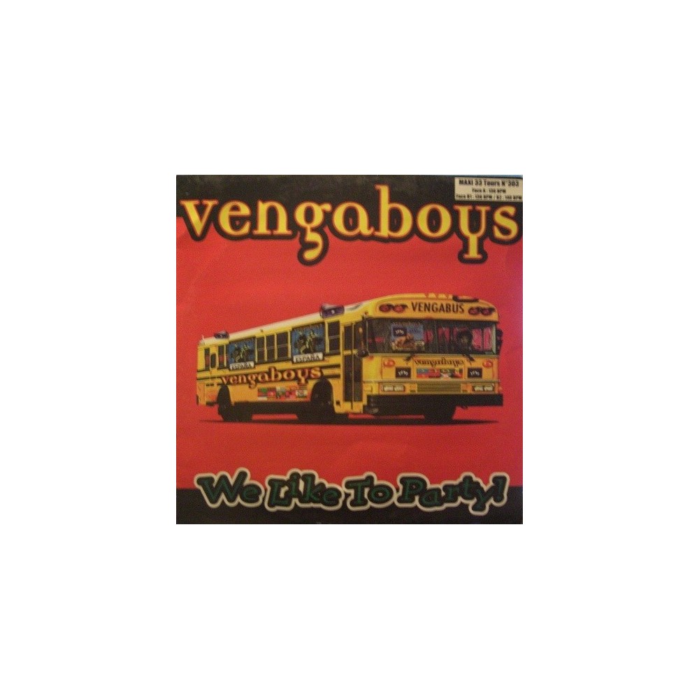 Vengaboys - We Like To Party(COPIAS NUEVAS,EDICIÓN FRANCESA¡¡ INCLUYE REMIX KLUBBHEADS)