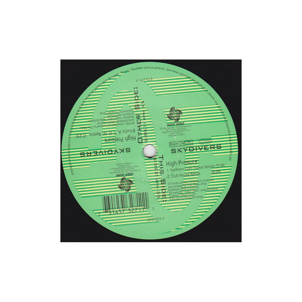 Skydivers – High Pressure (2 MANO,BASE REMEMBER MUY BUENA¡¡)