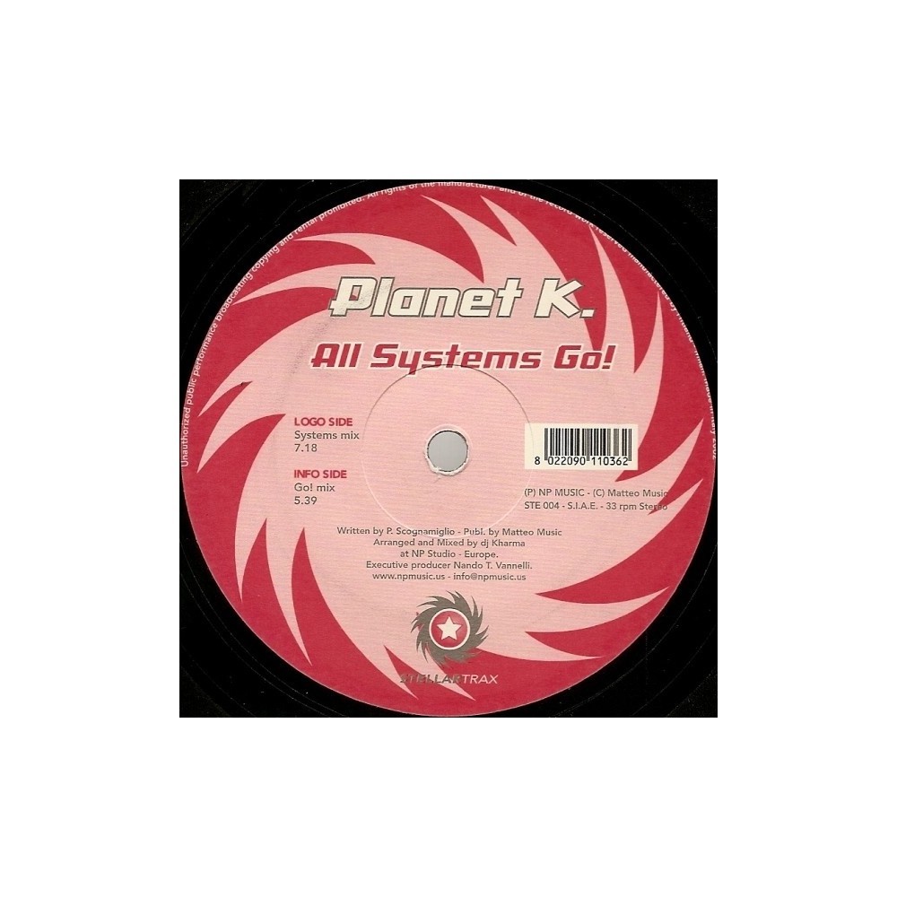 Planet K – All Systems Go(MELODIÓN COLISEUM)