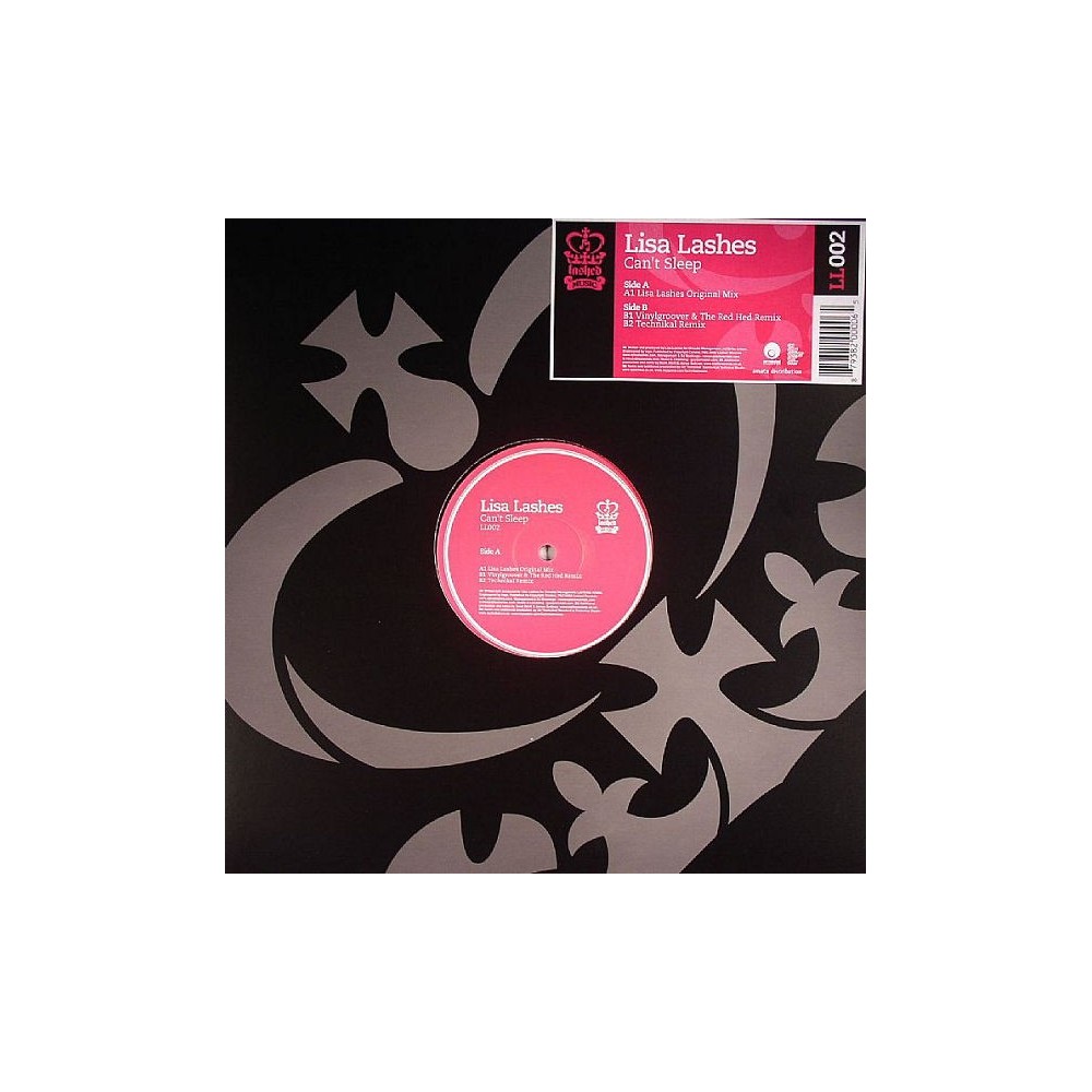 Lisa Lashes – Can't Sleep (2 MANO,COMO NUEVO)
