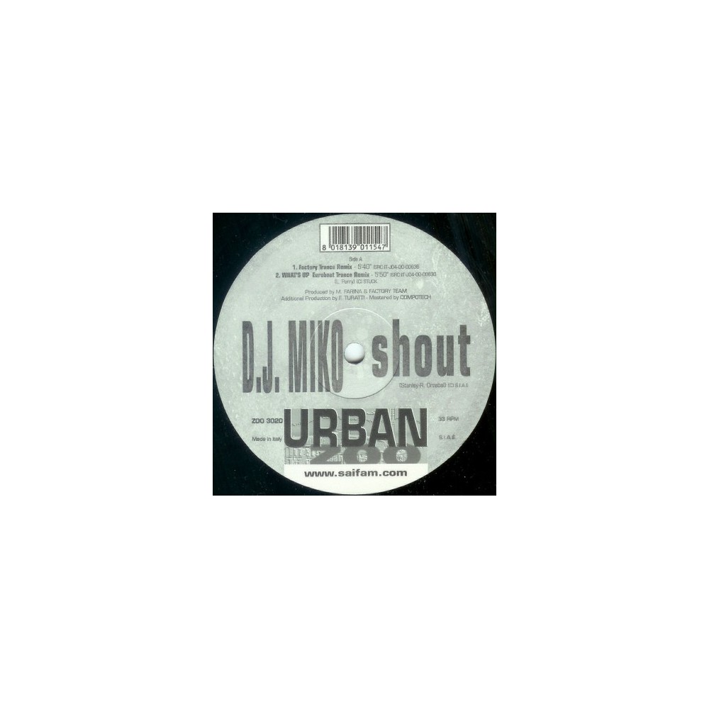 D.J. Miko - Shout(Disco Original¡¡ Buscadisimo¡¡)