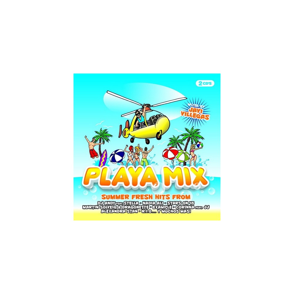 PLAYA MIX -Varios Artists- (DOBLE CD CON TEMAS SUELTOS Y UN MEGAMIX By Javi Villegas)