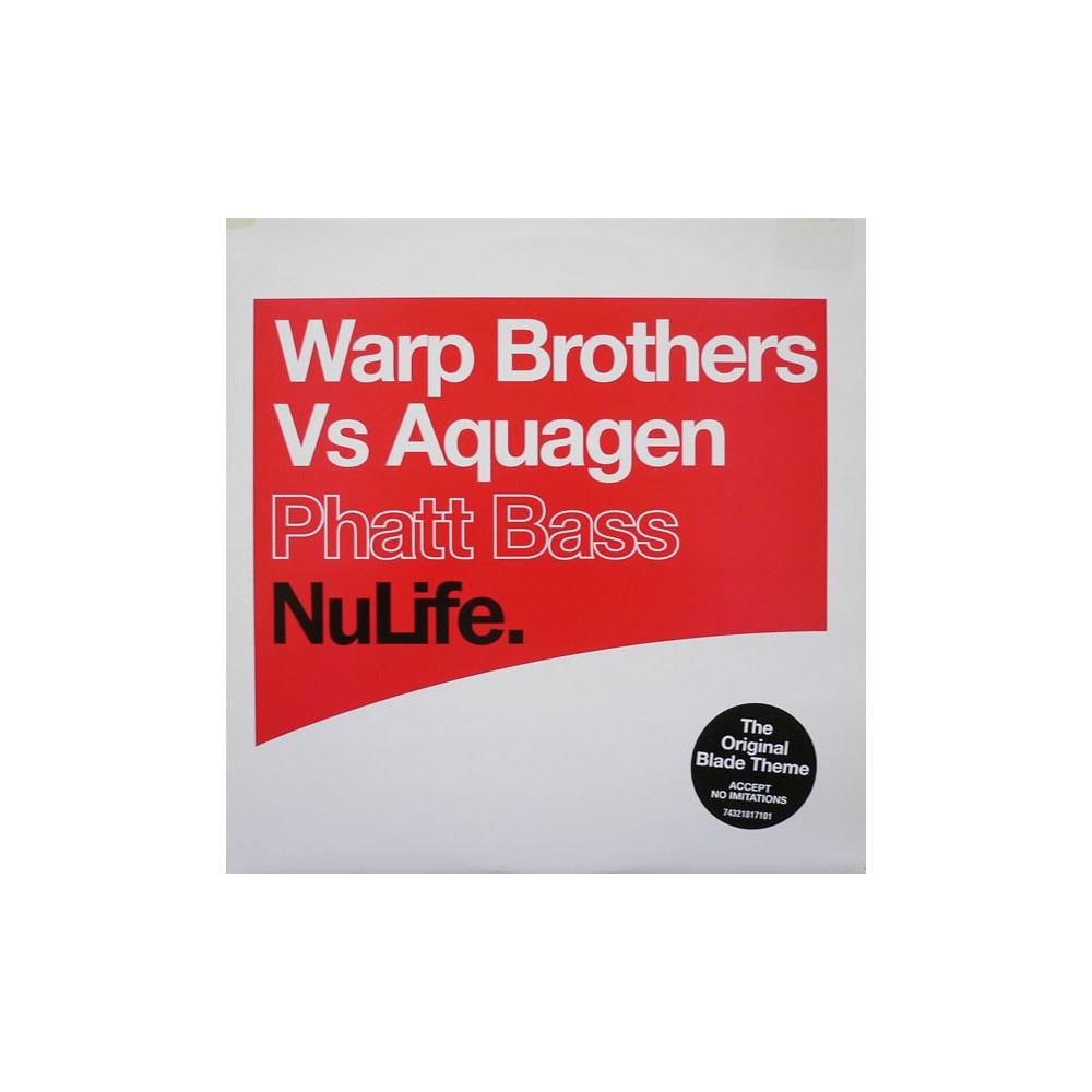 Warp Brothers vs. Aquagen – Phatt Bass (2 MANO,COPIA IMPORT NUEVECITA¡¡  TEMAZO DE BLADE¡¡)
