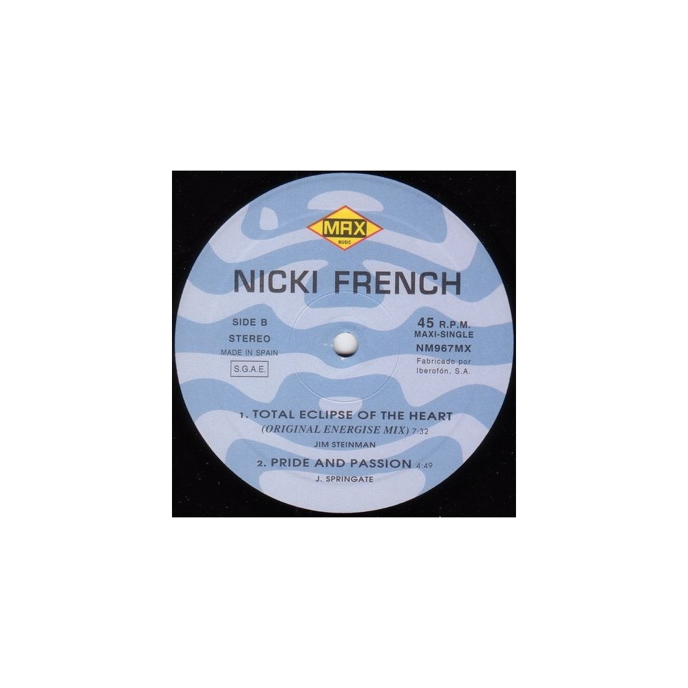 Nicki French  - Total Eclipse Of The Heart