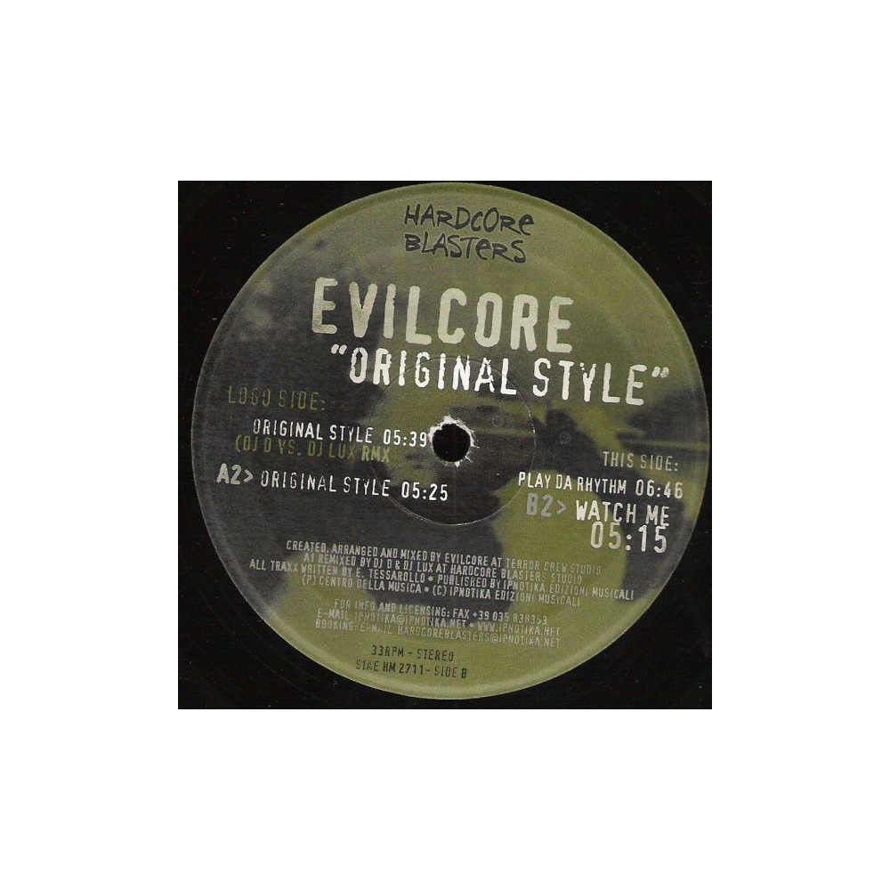 Evilcore – Original Style (HARDCORE BLASTERS)