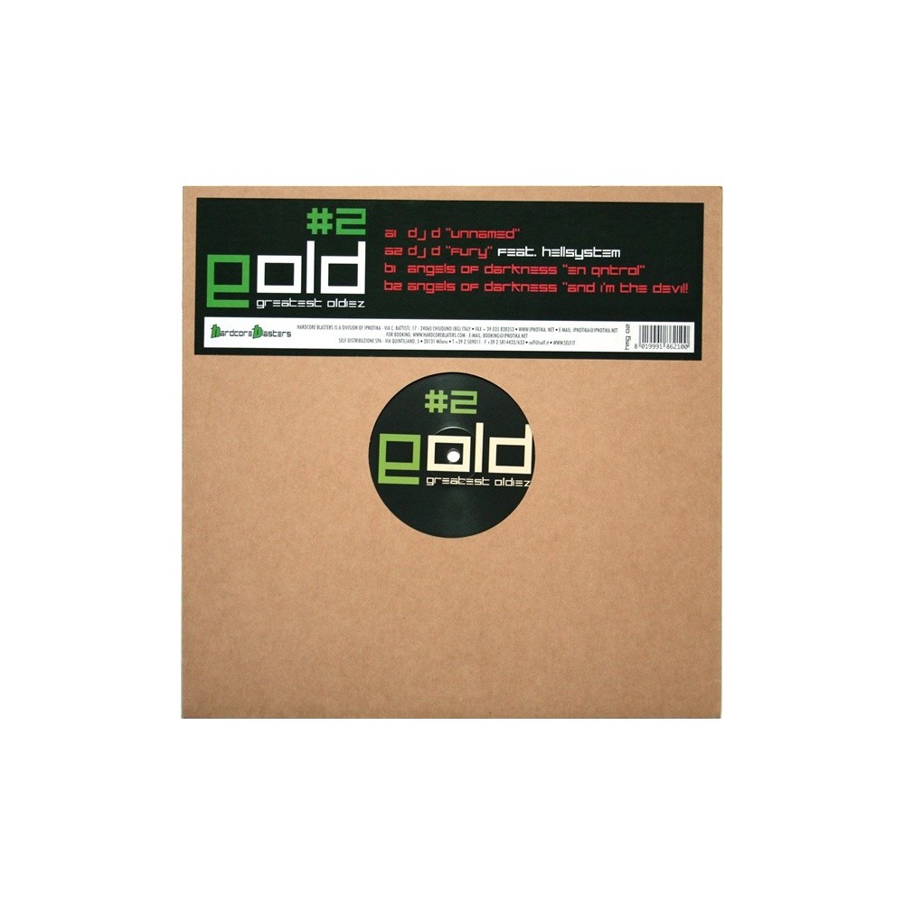 DJ D / Angels Of Darkness – Gold  Greatest Oldiez  2 (HARDCORE BLASTERS)