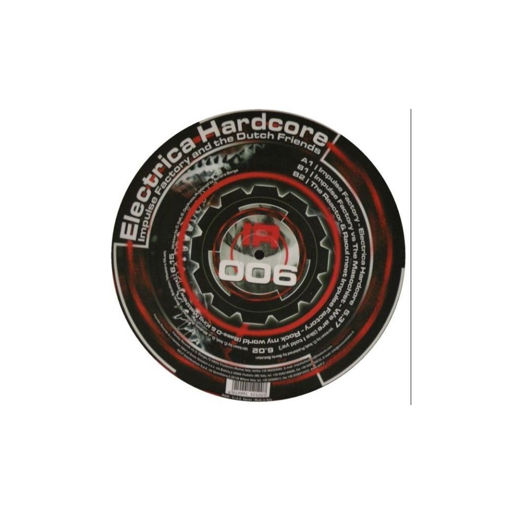 Impulse Factory – Electrica Hardcore (IMPULSE RECORDS,PICTURE DISC)