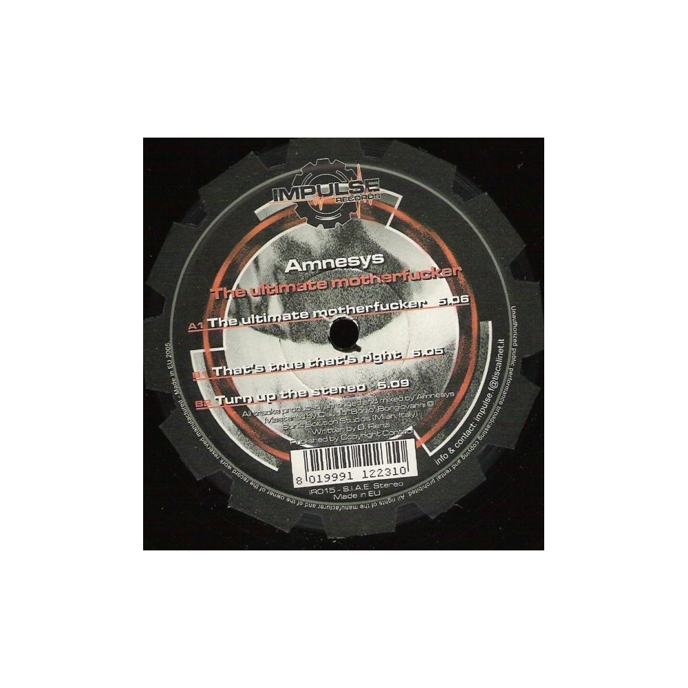 Amnesys – The Ultimate Motherfucker (2 MANO,IMPULSE RECORDS)