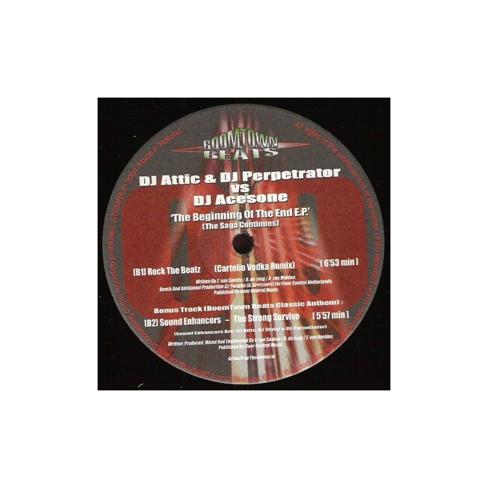 DJ Attic  & DJ Perpetrator vs. DJ Acesone – The Beginning Of The End E.P