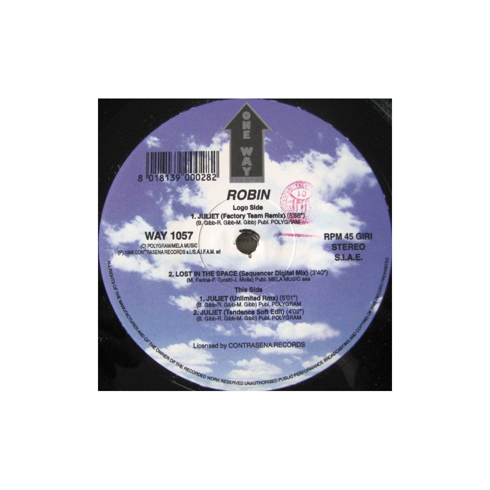 Robin – Juliet(2 MANO,COPIA IMPORT)