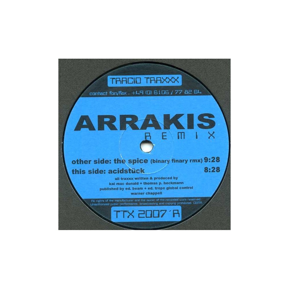 Arrakis – The Spice Remix(TRACID TRAXX)