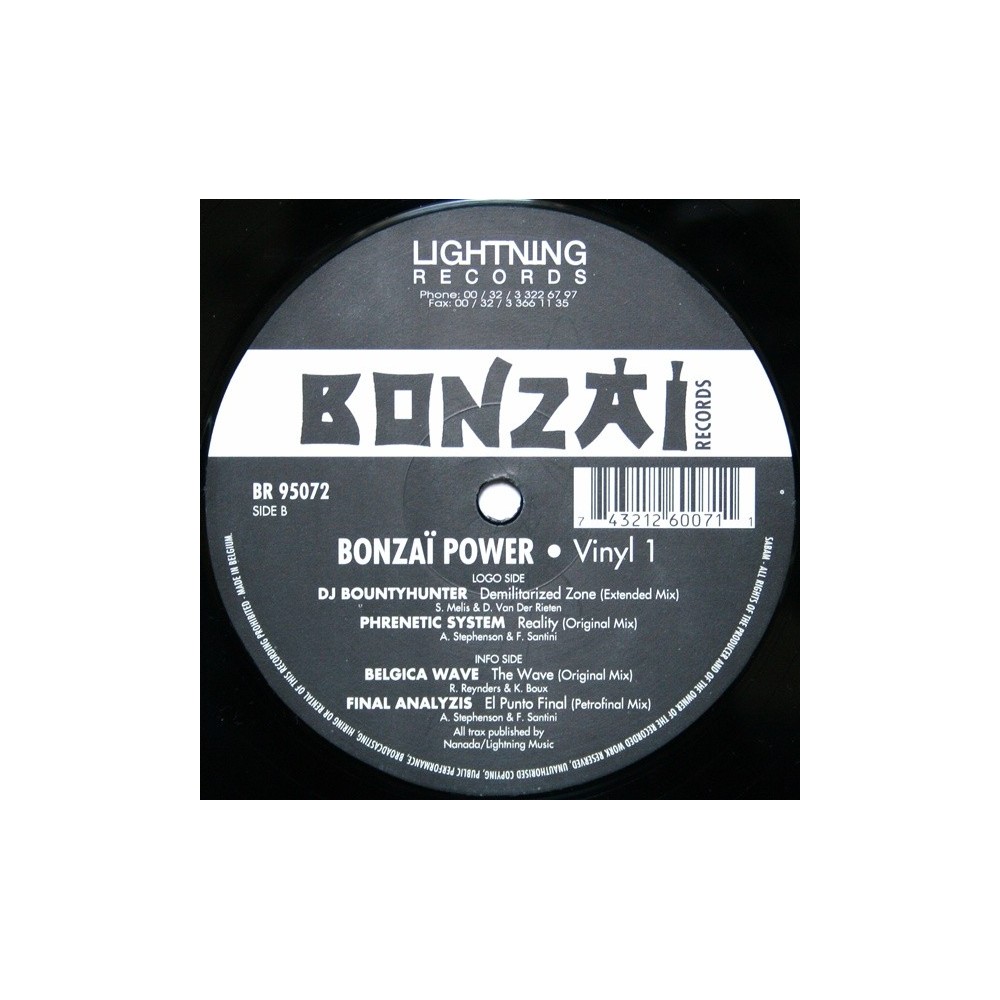 Bonzai Power Vinyl 1(TEMAZOS BONZAI,COPIAS NUEVAS)