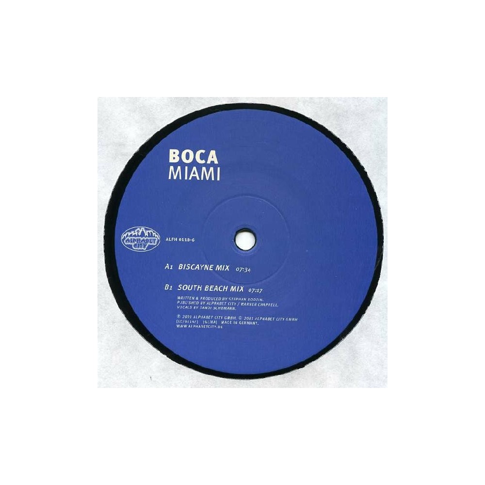 Boca – Miami (2 MANO,TECHNO)