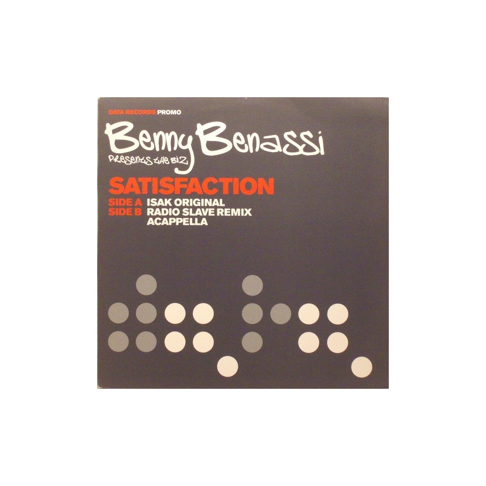 Benny Benassi Presents The Biz – Satisfaction (2 MANO,COMO NUEVO¡¡ ,TODO UN CLÁSICO¡¡)