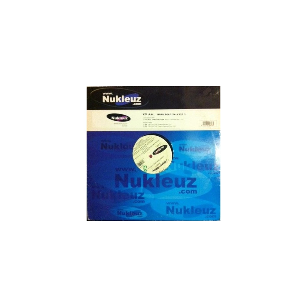 Ed Real & Vinylgroover / BK – Hard Beat Italy EP 3 (2 MANO,INCLUYE BK-REVOLUTION¡¡)