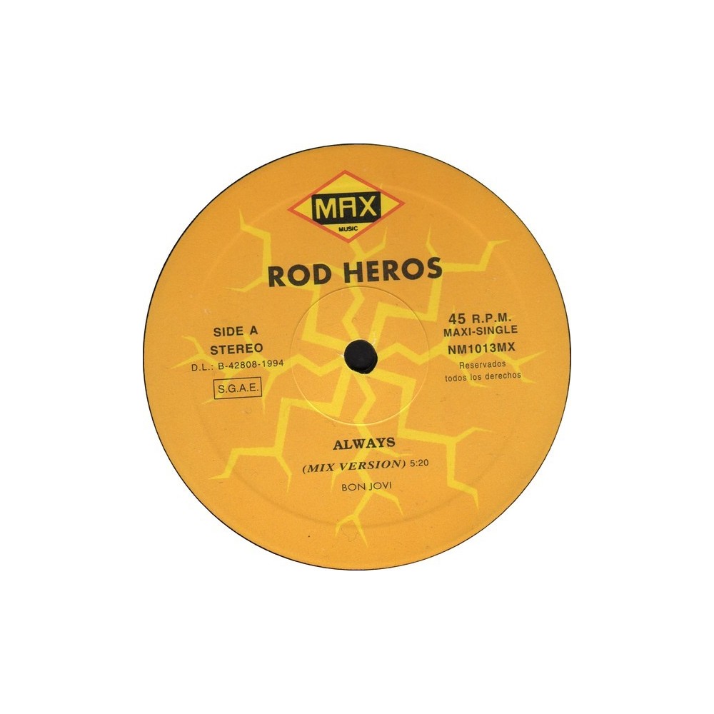 Rod Heros - Always(2 MANO,PELOTAZO 90'S¡¡)