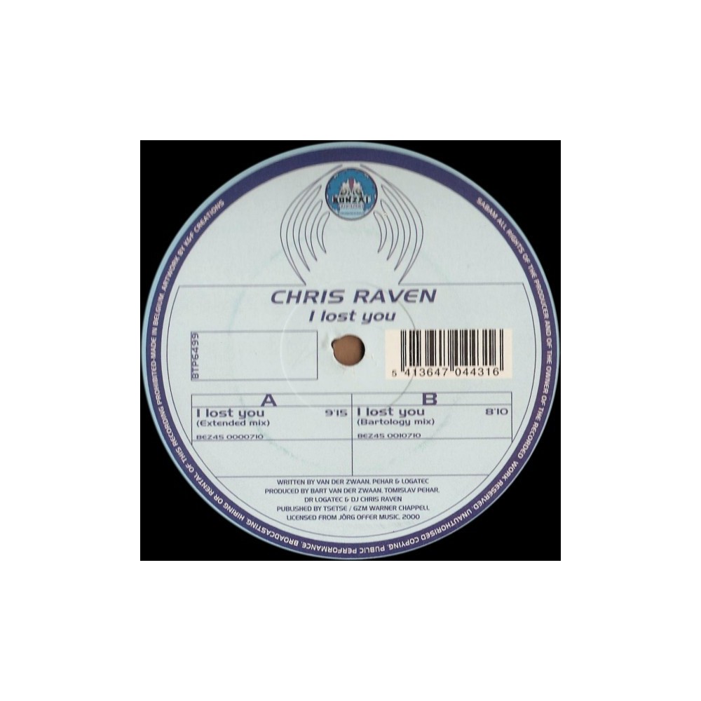 Chris Raven – I Lost You(2 MANO,MELODION SELLO BONZAI)