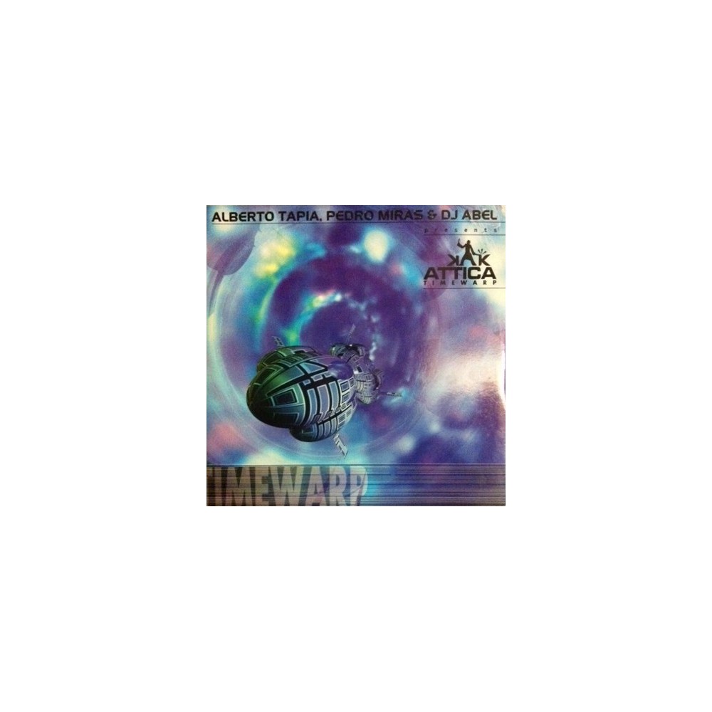 Alberto Tapia &  Pedro Miras  Presents Attica – Timewarp(2 MANO,VINILO ORIGINAL BLANCO¡¡¡ JOYA¡¡) 