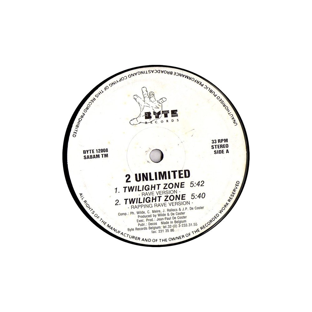 2 Unlimited – Twilight Zone (2 MANO,TEMAZO REMEMBER¡¡)